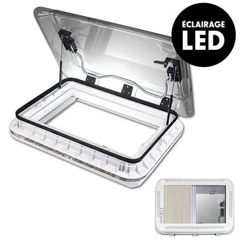 hublot caravane|Lanterneau Extravent 50 x 70 cm avec éclairage LED pour .